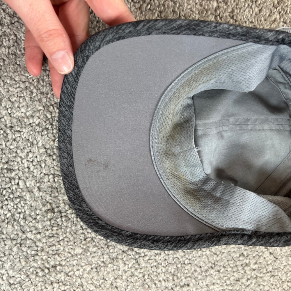 Adidas Adizero Running Hat Womens Grey Teal Adjustable Performance Cap athletic - Picture 8 of 12